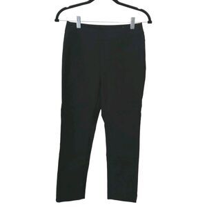 SOFT SURROUNDINGS‎ Slimming Pants Size XS Black Tapered Leg Notch Capri Stretch